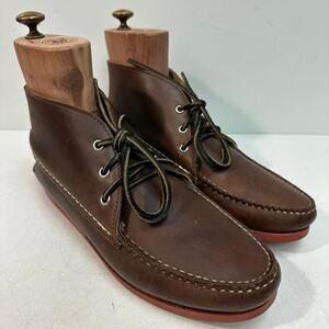 WORN TWICE Quoddy Deck Chukka Boot Brown Horween Chromexcel Made in USA 9.5